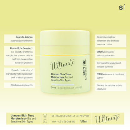 SKIN Functional | Ultimate Uneven Skin Tone Moisturiser | Dry & Sensitive Skin Types